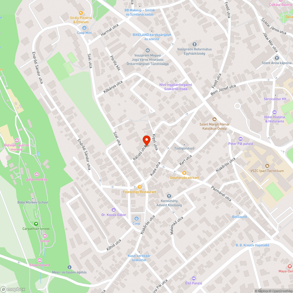 Gödrös utcaszakasz bejelentés helye