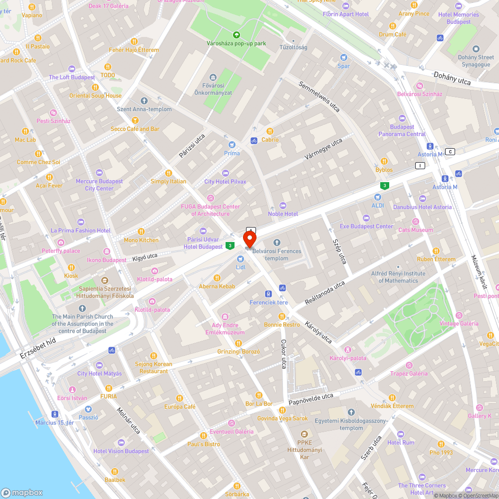 Megrongált fal bejelentés helye