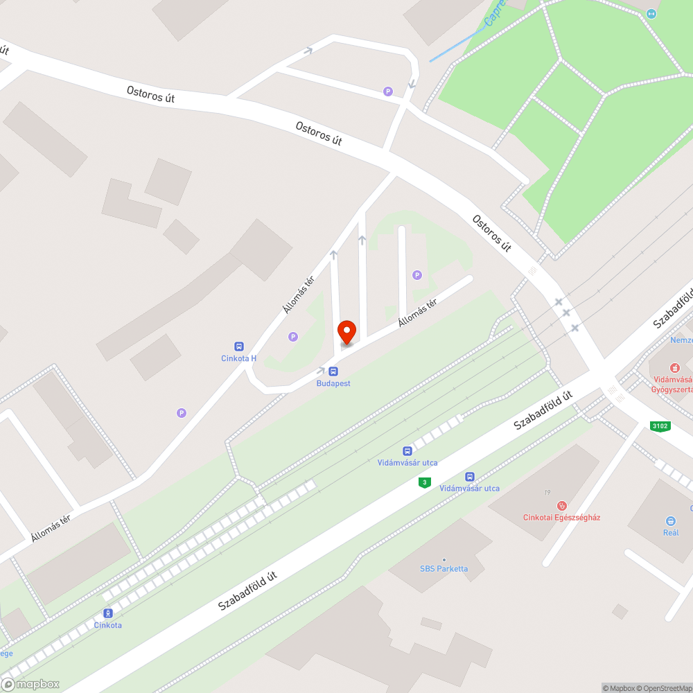 Elhanyagolt bicikli tároló bejelentés helye