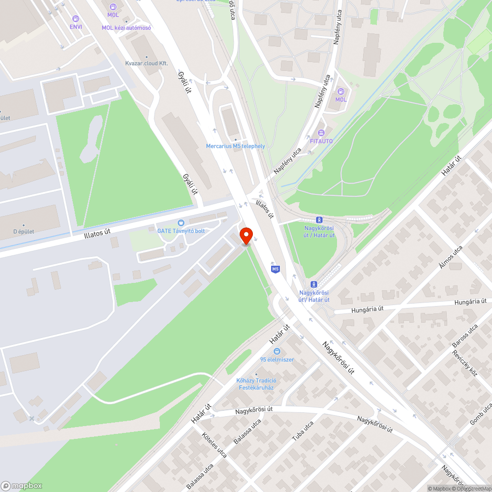 Illegális hulladék lerakás bejelentés helye