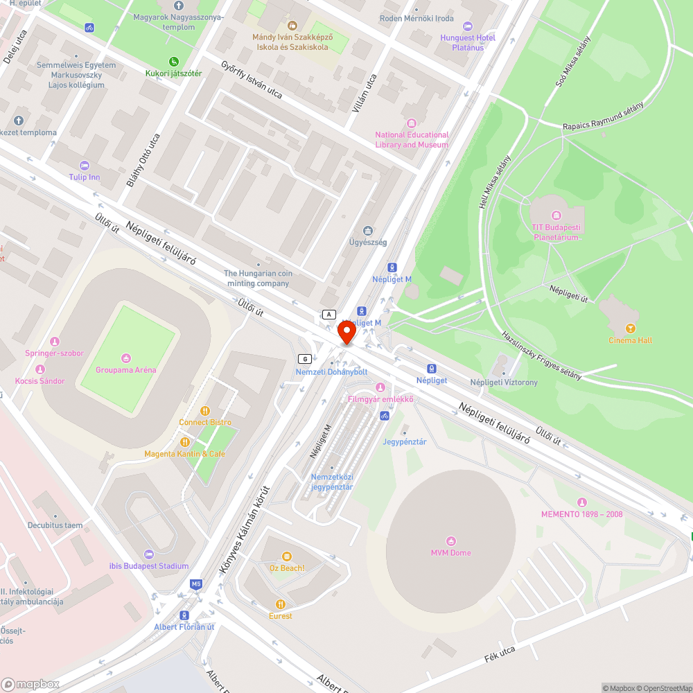 Veszélyes állapotú híd bejelentés helye