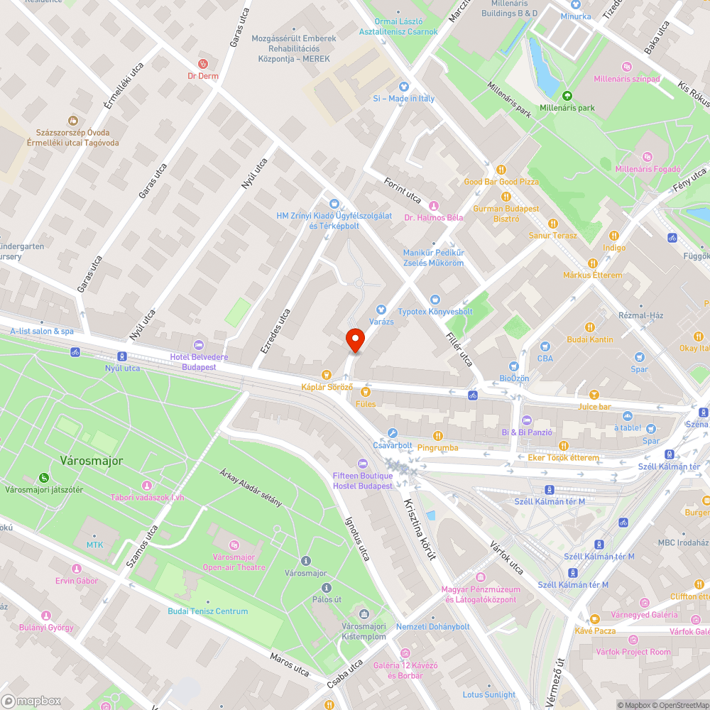 Kidőlt korlát bejelentés helye