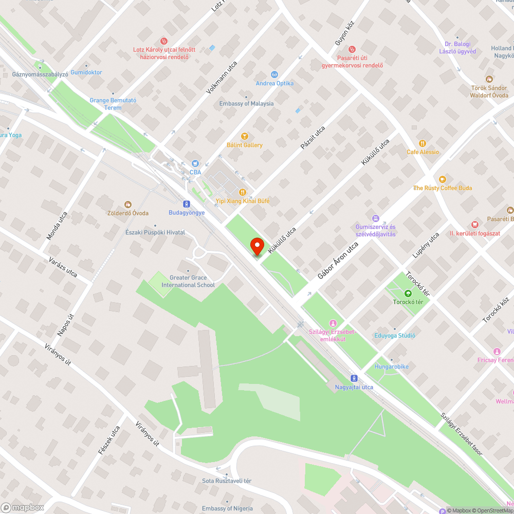 Felbontott burkolat bejelentés helye