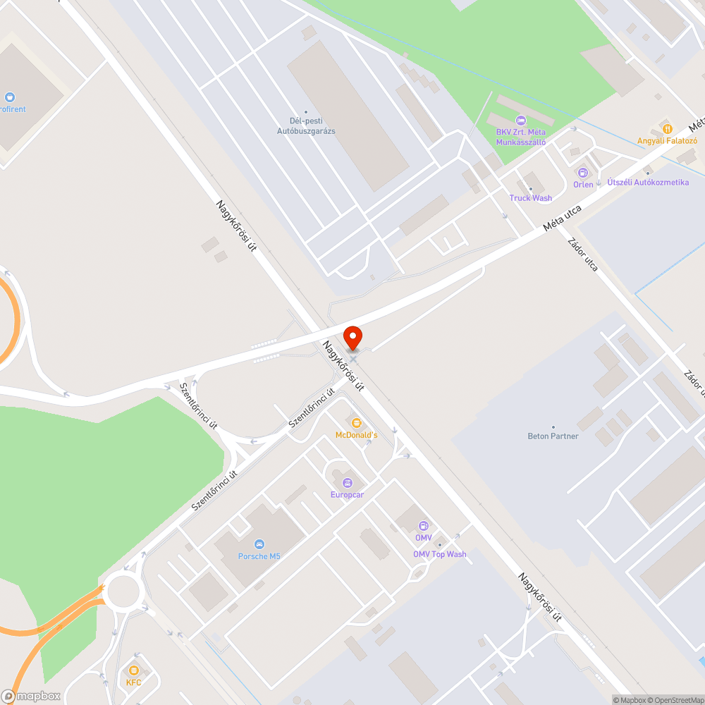 Beszakadt csatornafedél bejelentés helye