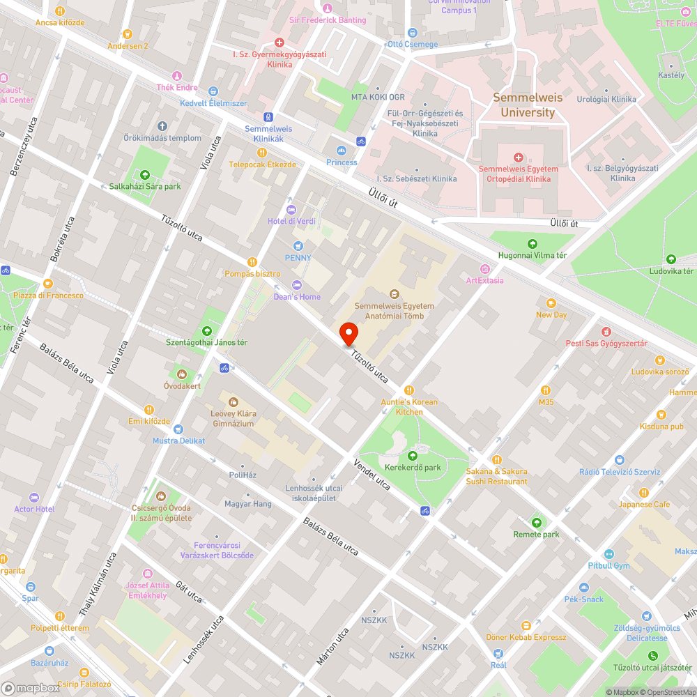 Akadály a járdában bejelentés helye