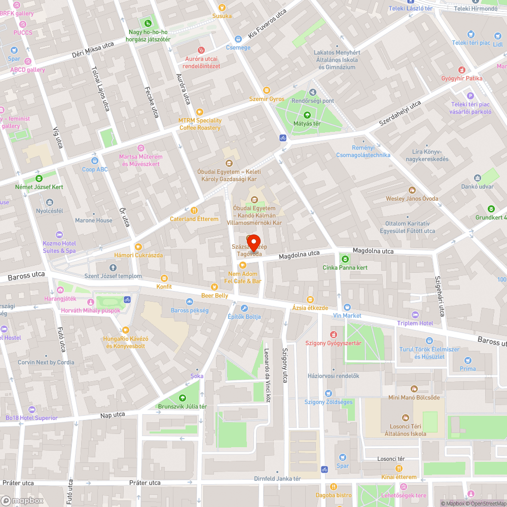 Szűz utcai óvodát körülvevő emberi vizelet tenger bejelentés helye