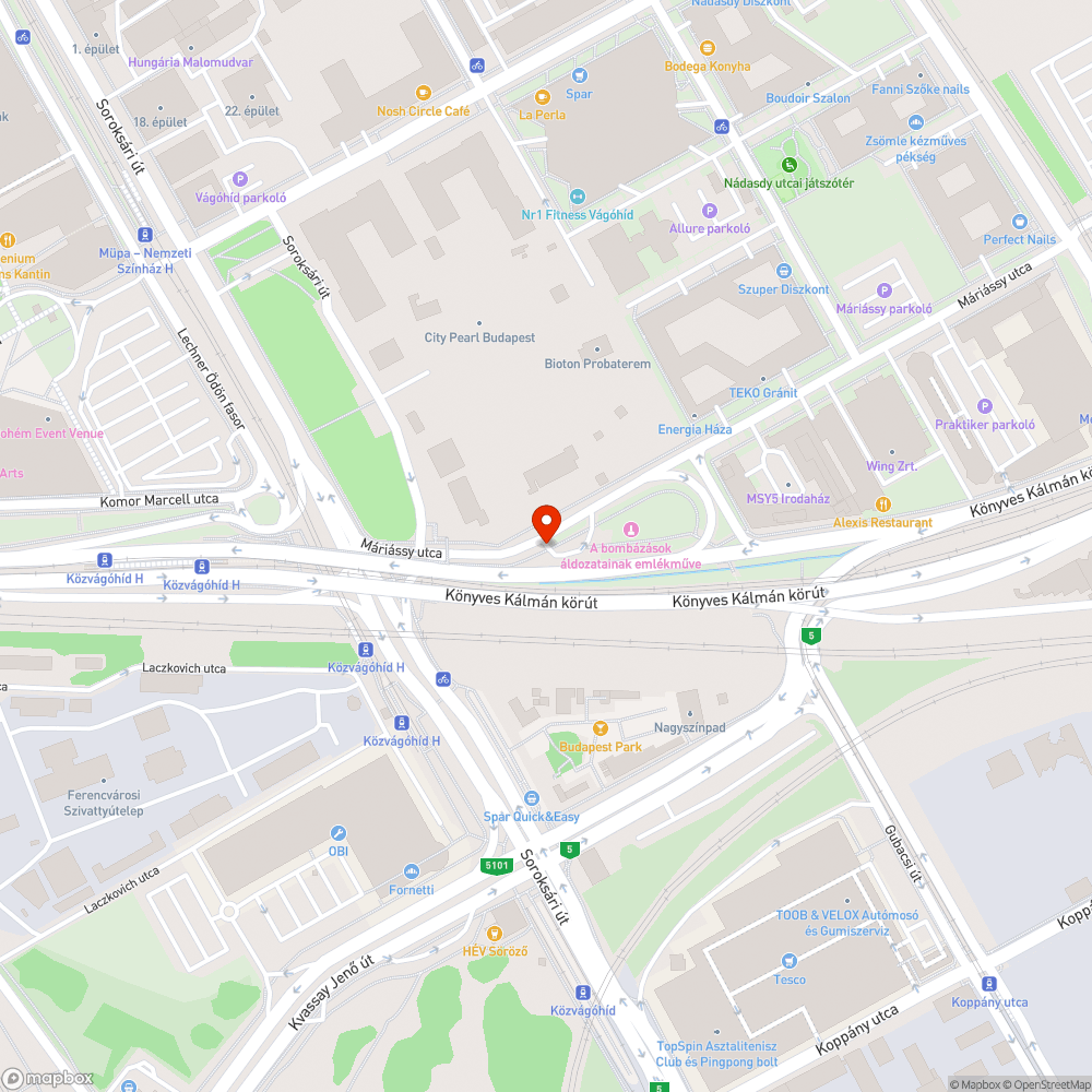 Kiszáradt fa bejelentés helye