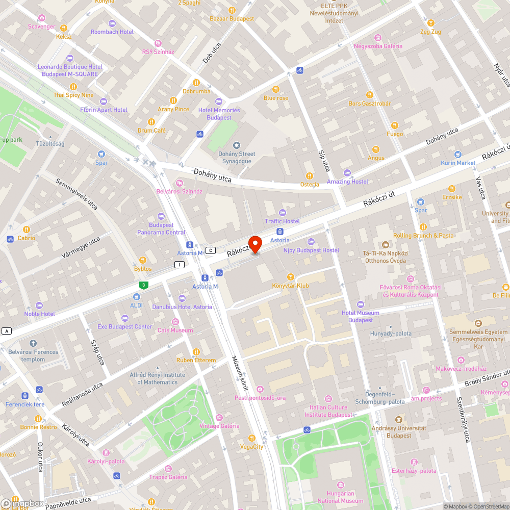 Matricás tábla bejelentés helye