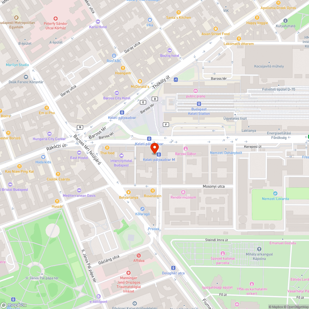 Erőteljesen szennyezett villamos végállomás bejelentés helye