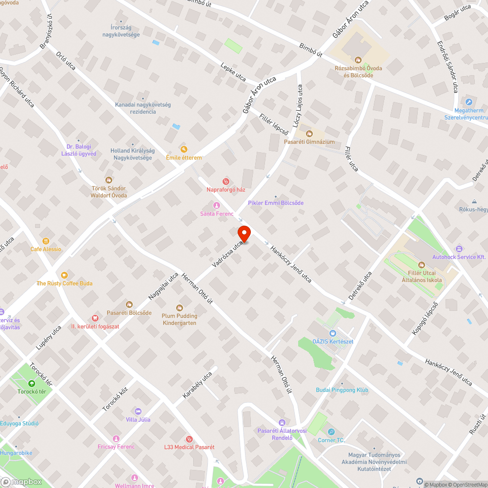 Gazos fa bejelentés helye