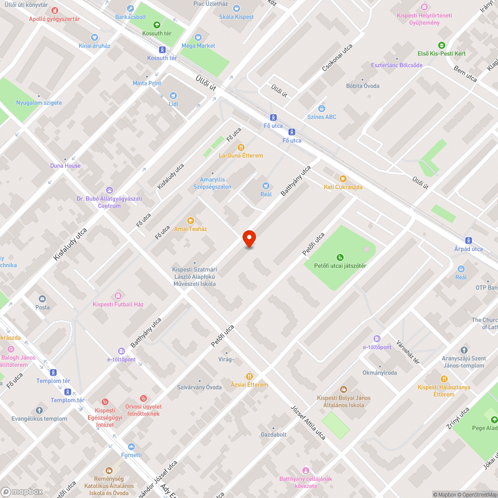 Méteres gaz bejelentés helye