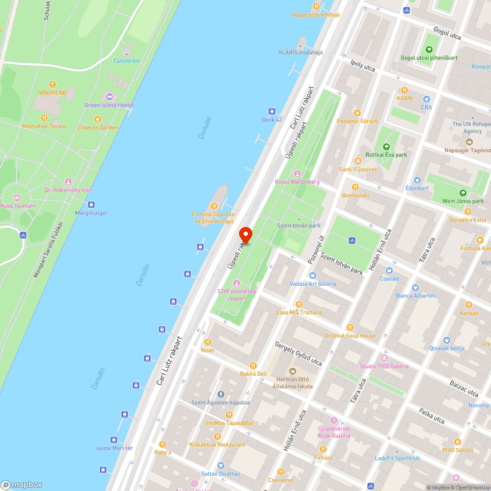 A növényzet benővi a kerékpárutat a Carl Lutz rakparton bejelentés helye