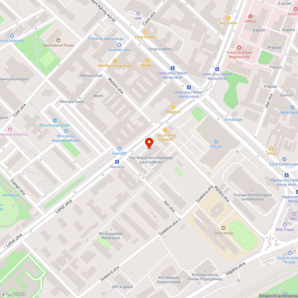 kiszáradt fa bejelentés helye