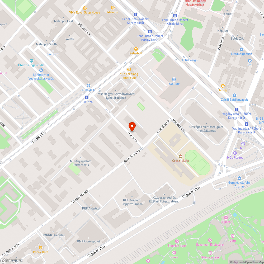 kiszáradt fák bejelentés helye