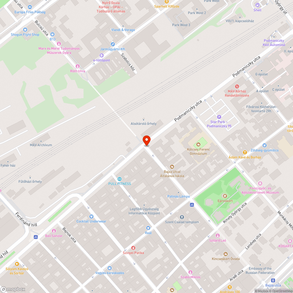 Kopott Zebra bejelentés helye