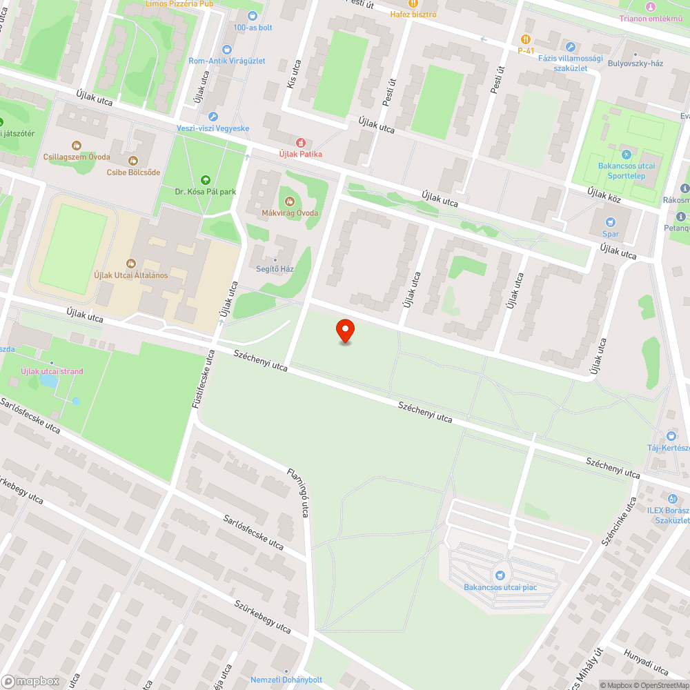 Padok a parkban... bejelentés helye