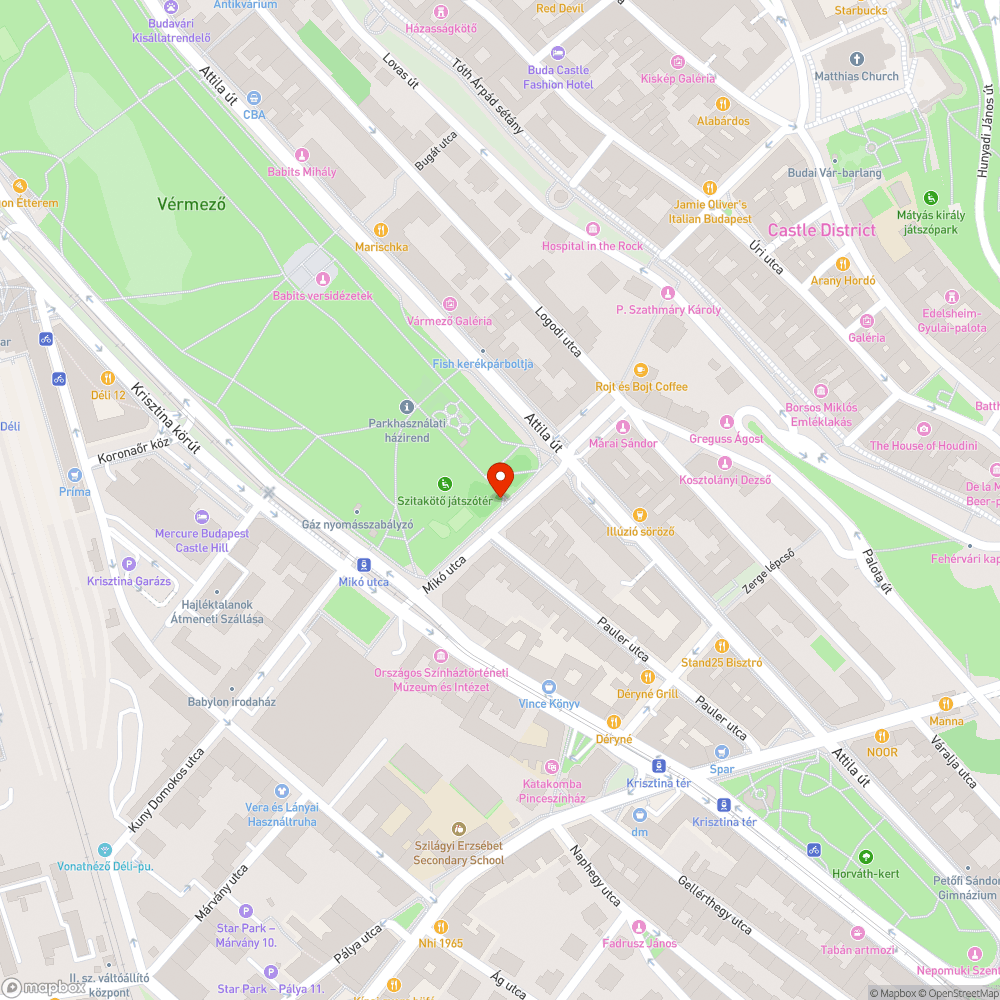 Ottfelejtett oszlop bejelentés helye