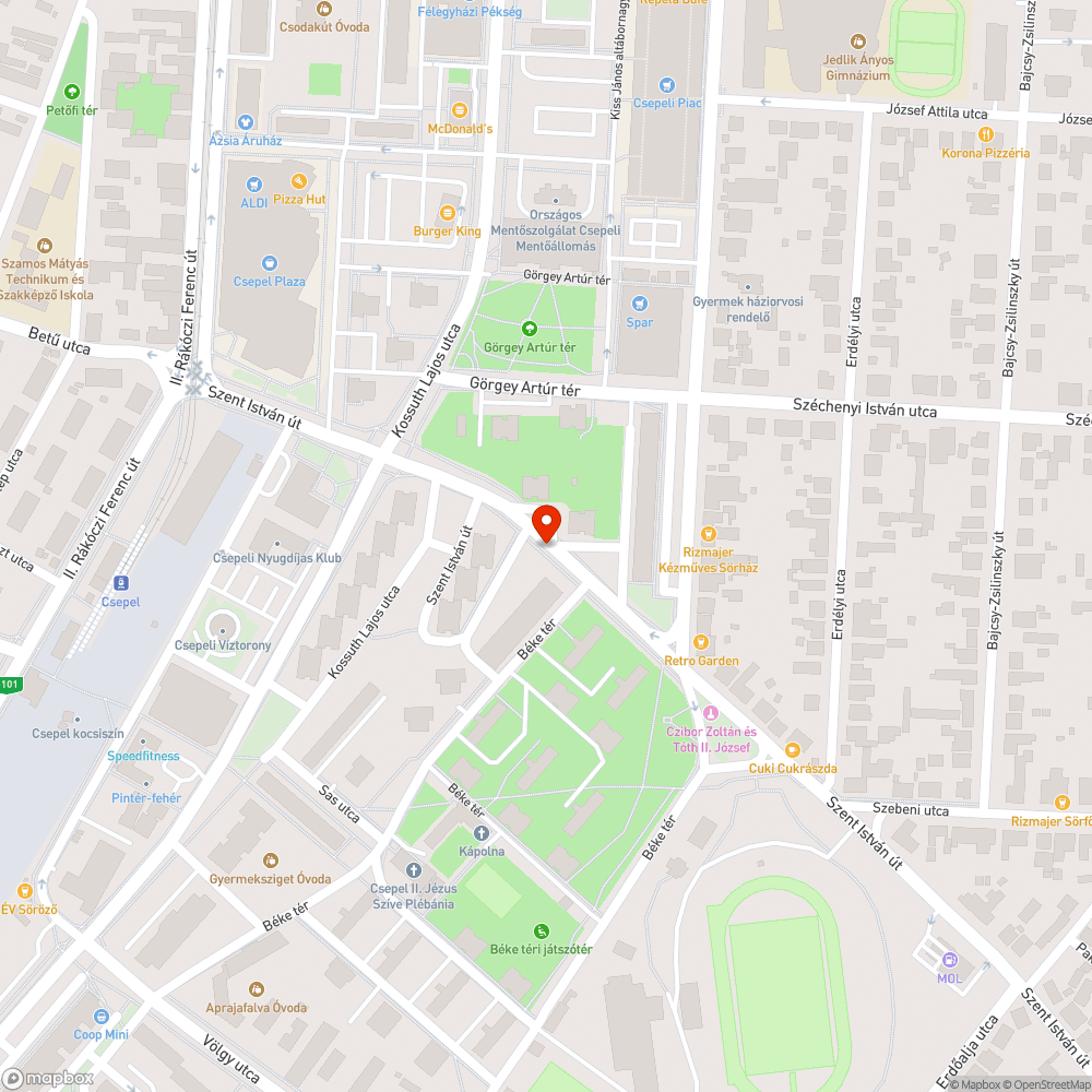 Elferdült tábla bejelentés helye