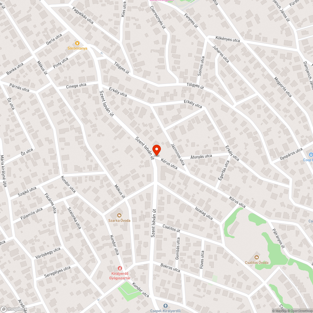 Elferdült tábla Kórus utca bejelentés helye