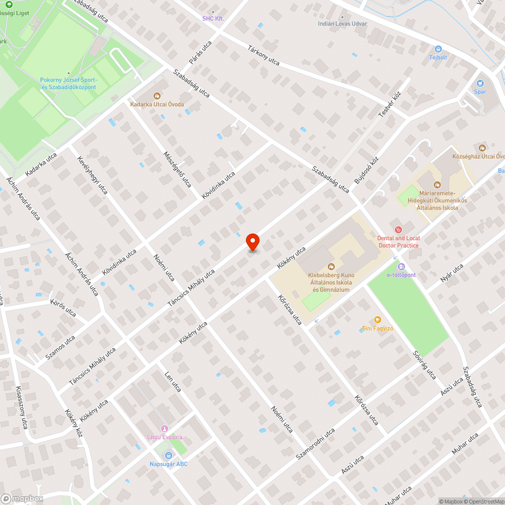 A fák lombjai eltakarják a közvilágitást bejelentés helye