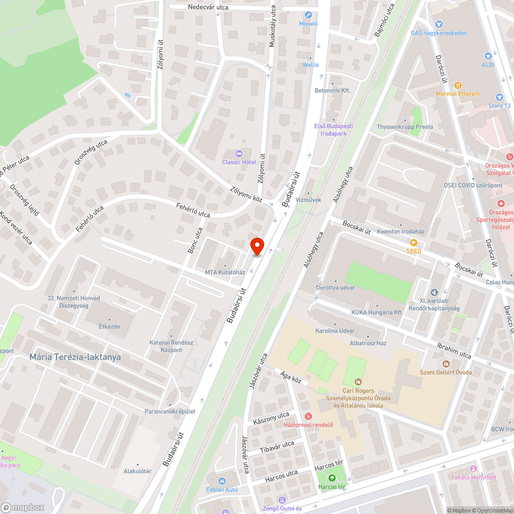 Mocskos buszmegálló bejelentés helye