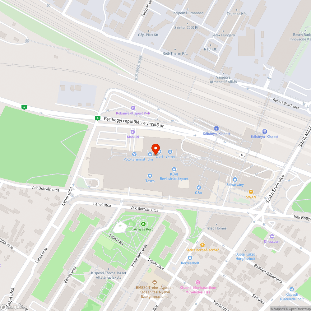 Szemét a KÖKIN bejelentés helye