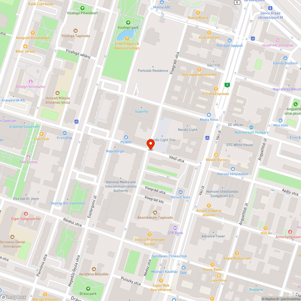 Zebra bejelentés helye