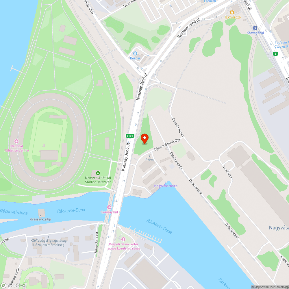 Parlagfűtenger a Kvassay Jenő úton bejelentés helye