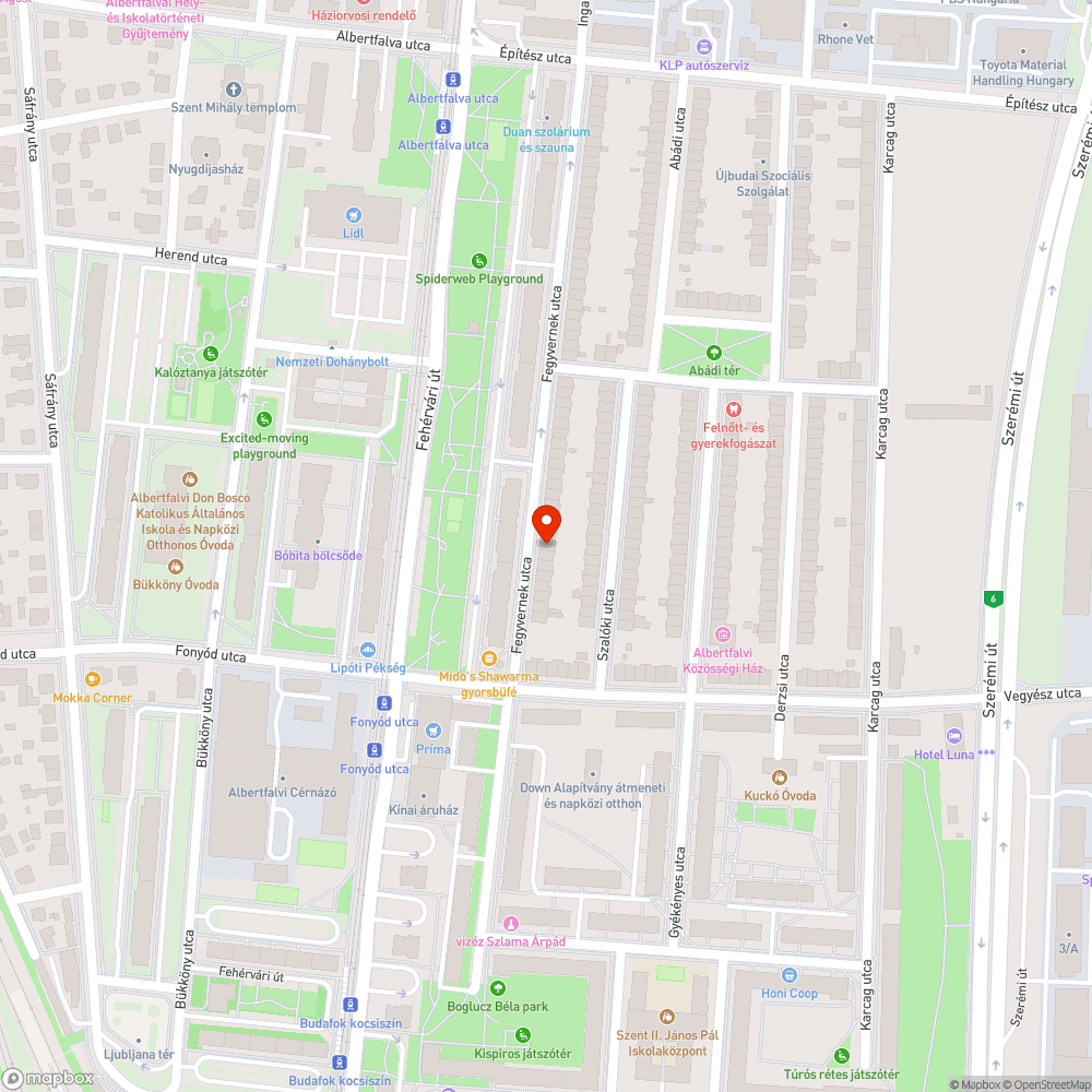 Letört ág és nem belátható útszakasz gyalogosként bejelentés helye