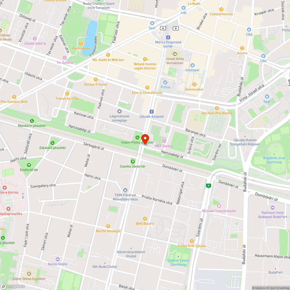 Elhanyagolt, szétparkolt zöldterület bejelentés helye