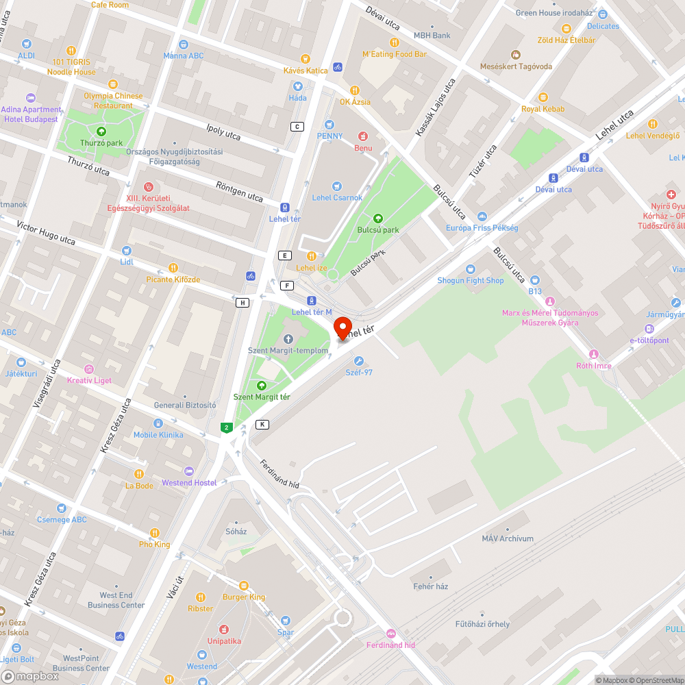 Gazos, szemetes járdasziget bejelentés helye