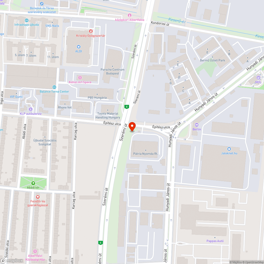 Hiányzó táblák bejelentés helye