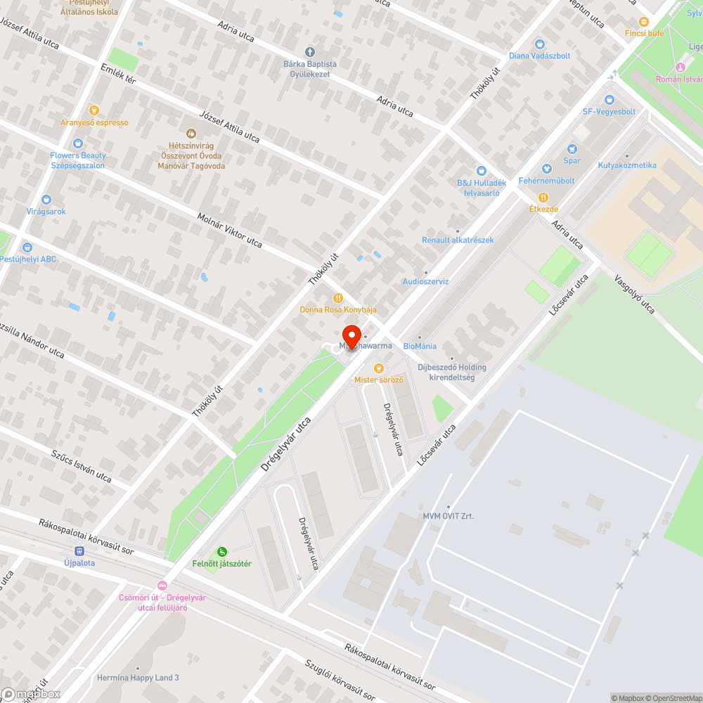 Köztéri óra bejelentés helye