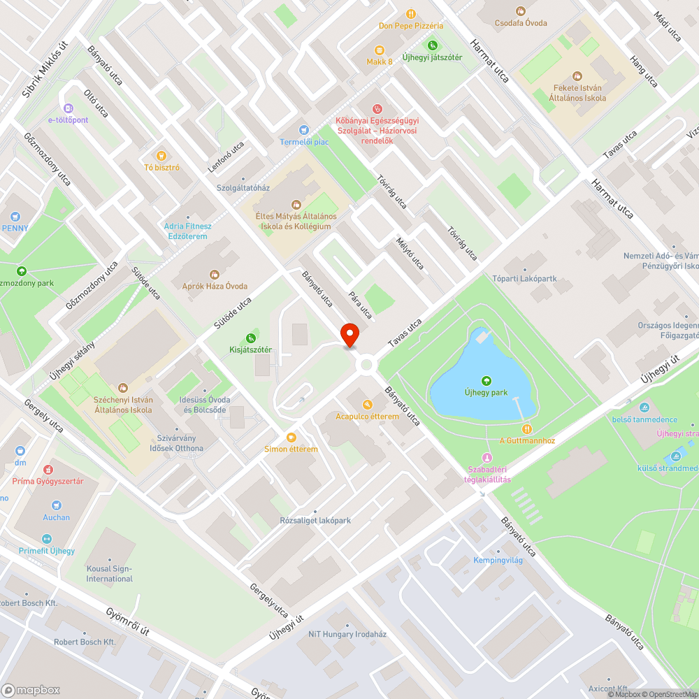 Választási matrica bejelentés helye