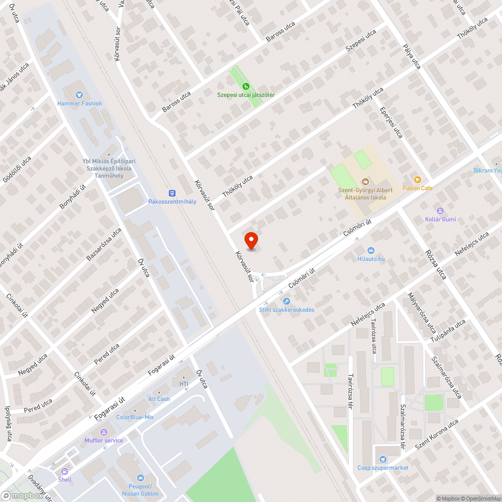 Hiányzó tábla bejelentés helye