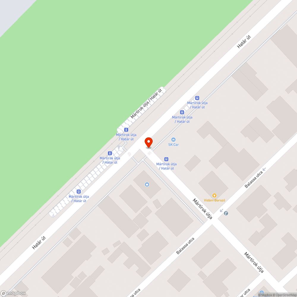 Lekopott zebra bejelentés helye