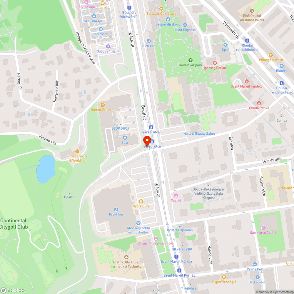 Poros, sáros fahelyek a StopShop mellett bejelentés helye