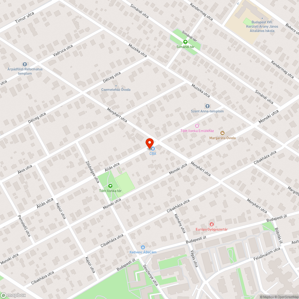 Nincsen biciklitároló bejelentés helye