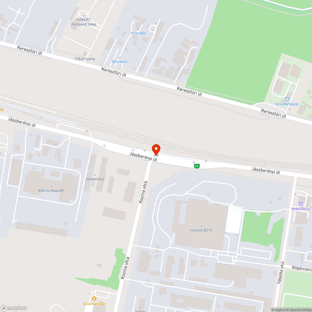 Megdőlt utcanévtábla bejelentés helye