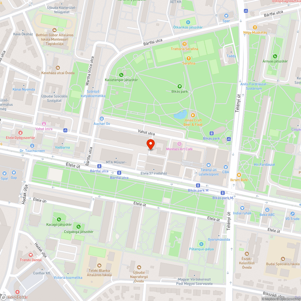 Járműforgalom által szétbombázott zöldterület bejelentés helye