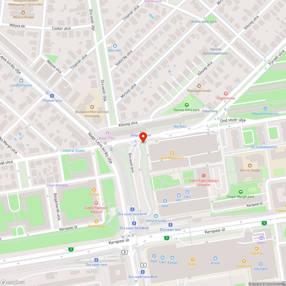 Buszmegálló üveg bejelentés helye