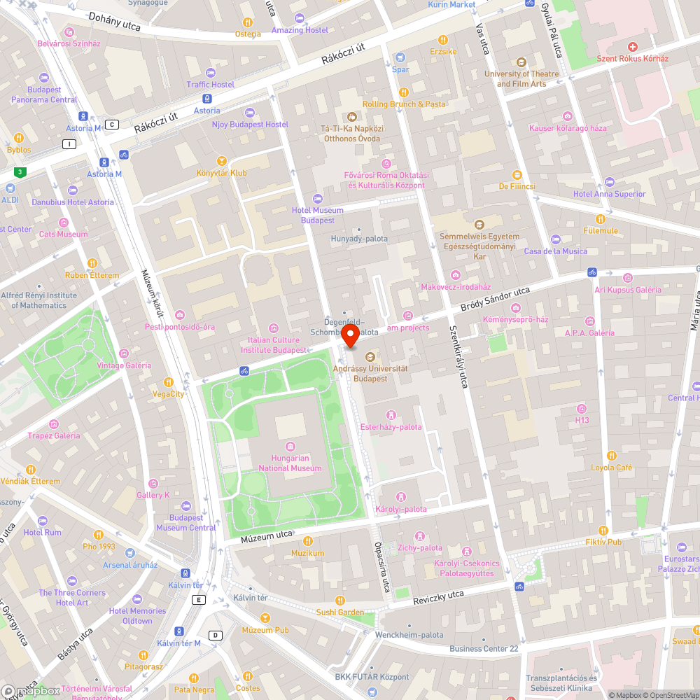 Pollack tér - Bródy sarka szemetes bejelentés helye