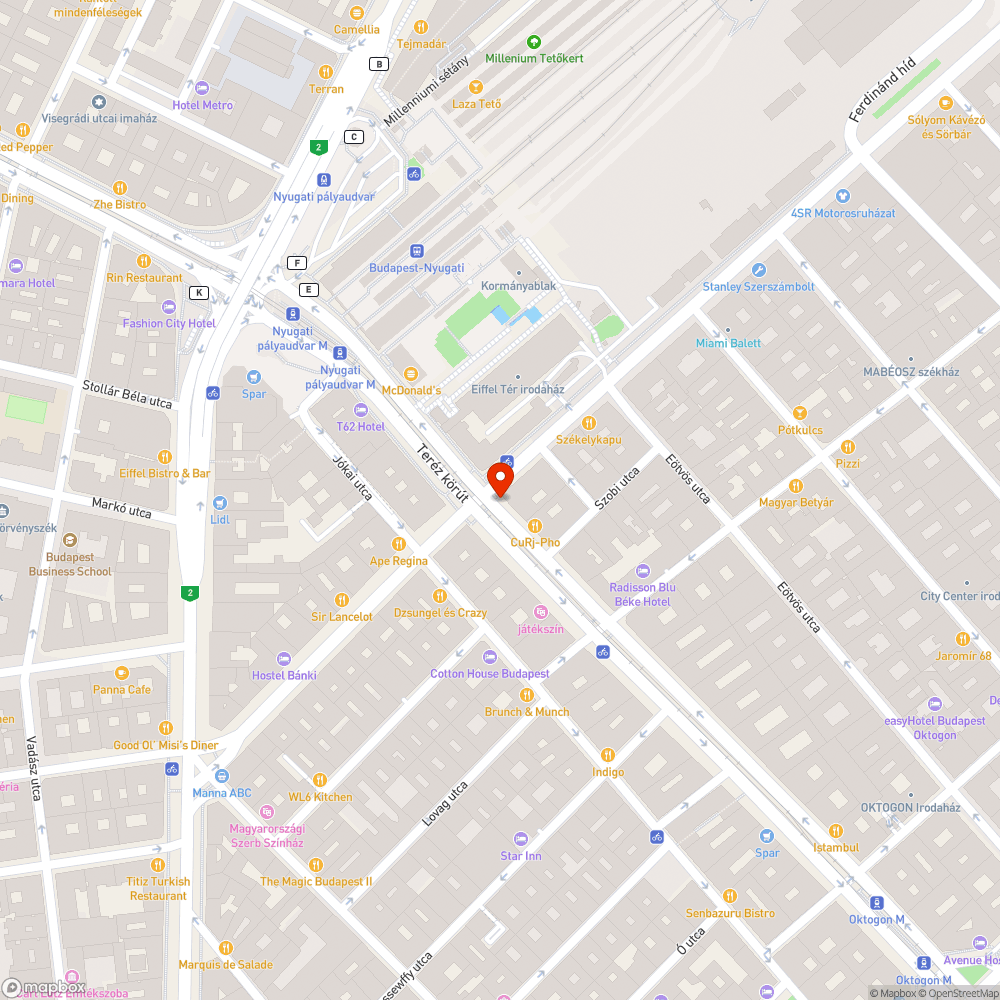 sunnyogó kátyú bejelentés helye