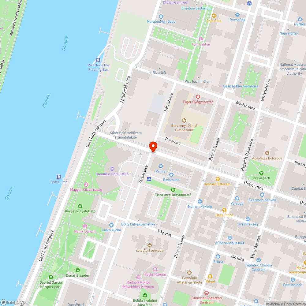 Gazos szemetes térkő a Kárpát utcában. bejelentés helye