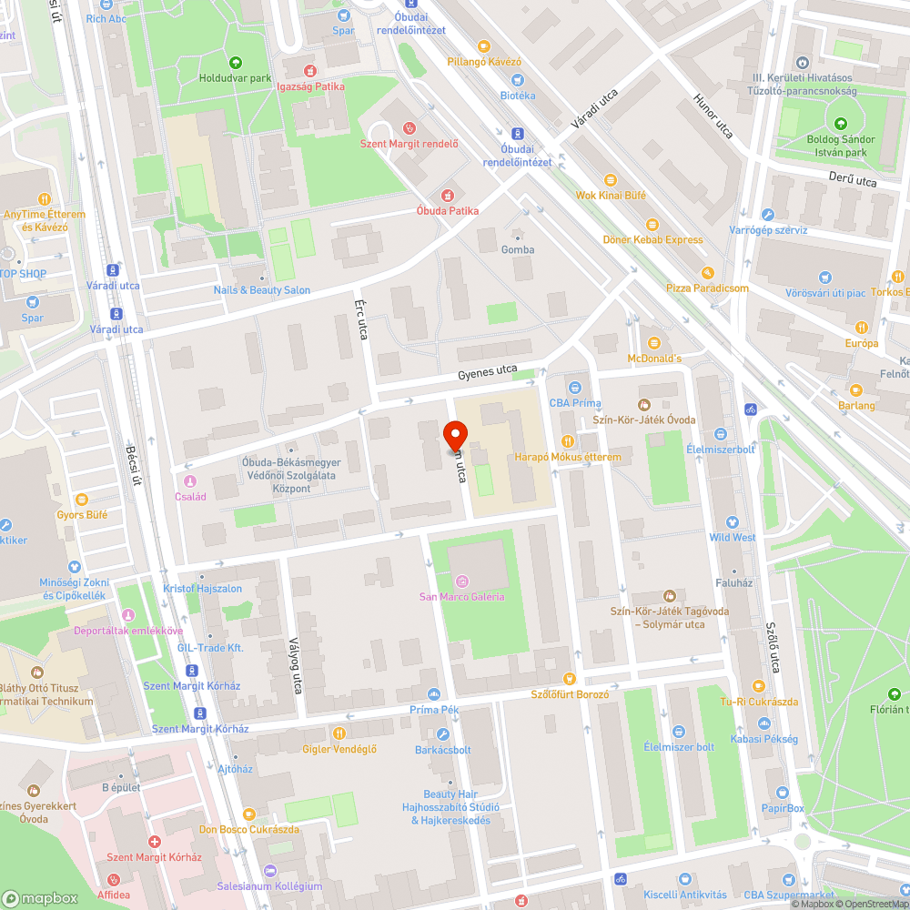 Kettétört fa a Selyem utcában bejelentés helye