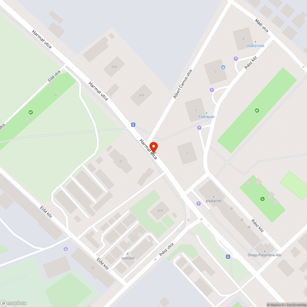 Betondarab az útszéli fűben bejelentés helye