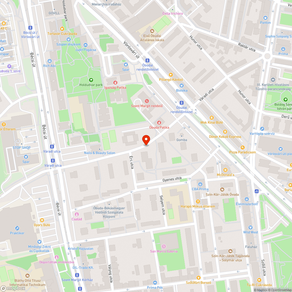 Váradi utca állapota bejelentés helye