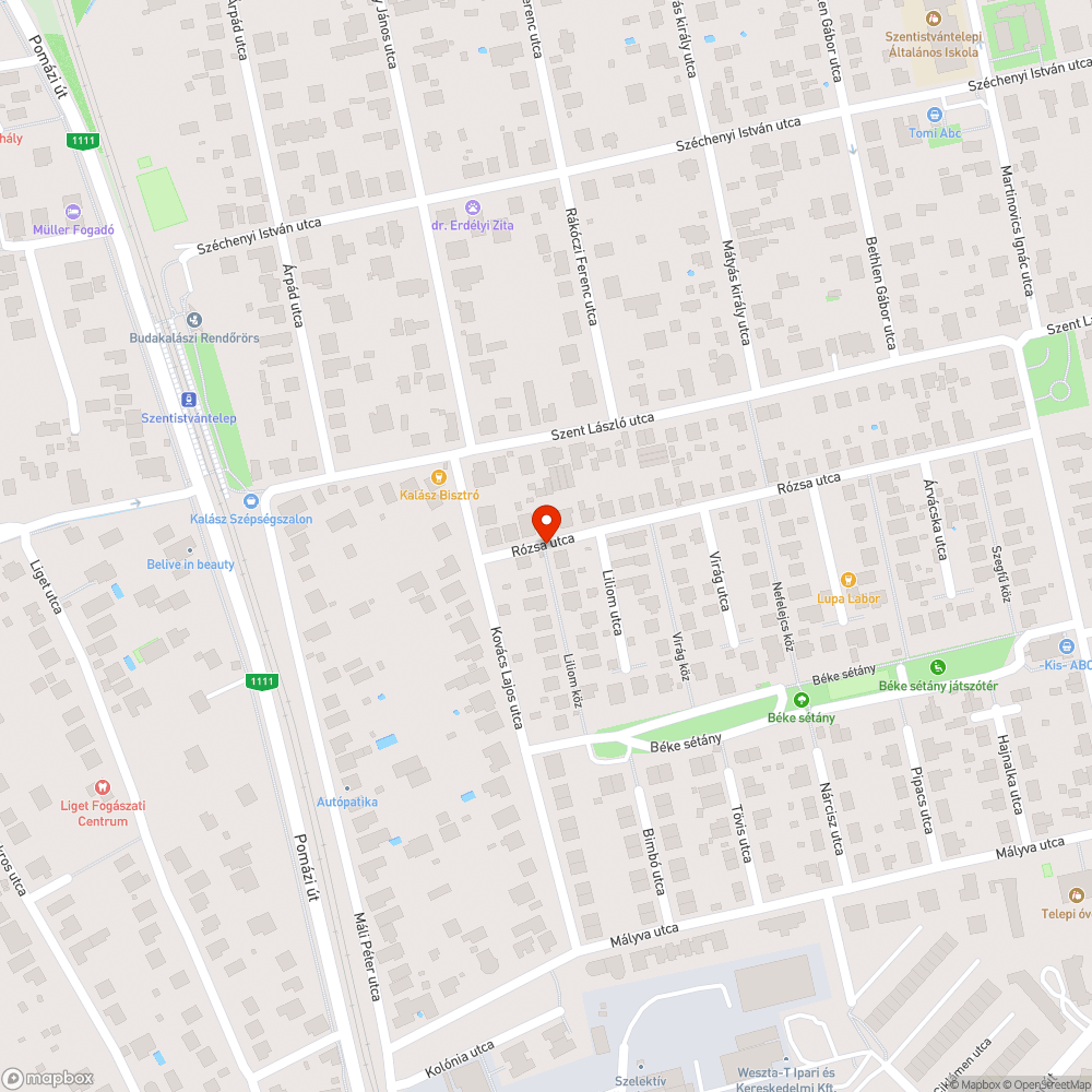 Kátyú, Vízművek a felbontást követően nem állította helyre megfelelően bejelentés helye