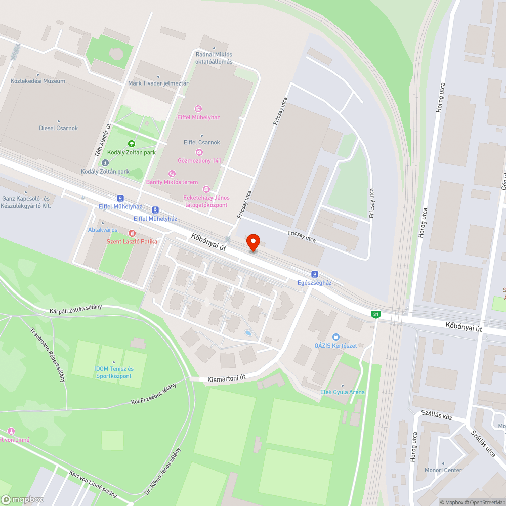 Kiszáradt bokor bejelentés helye