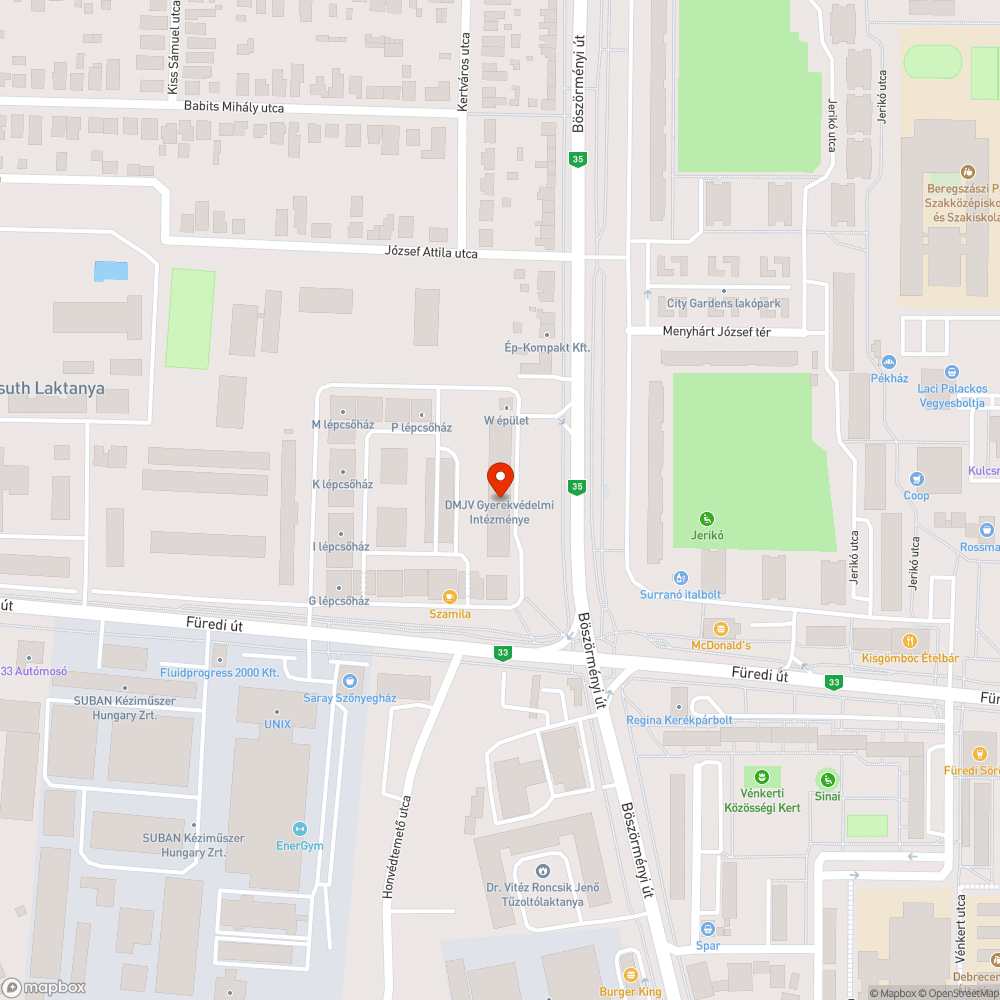 Parkolóban hagyott autó bejelentés helye